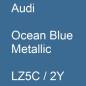 Preview: Audi, Ocean Blue Metallic, LZ5C / 2Y.